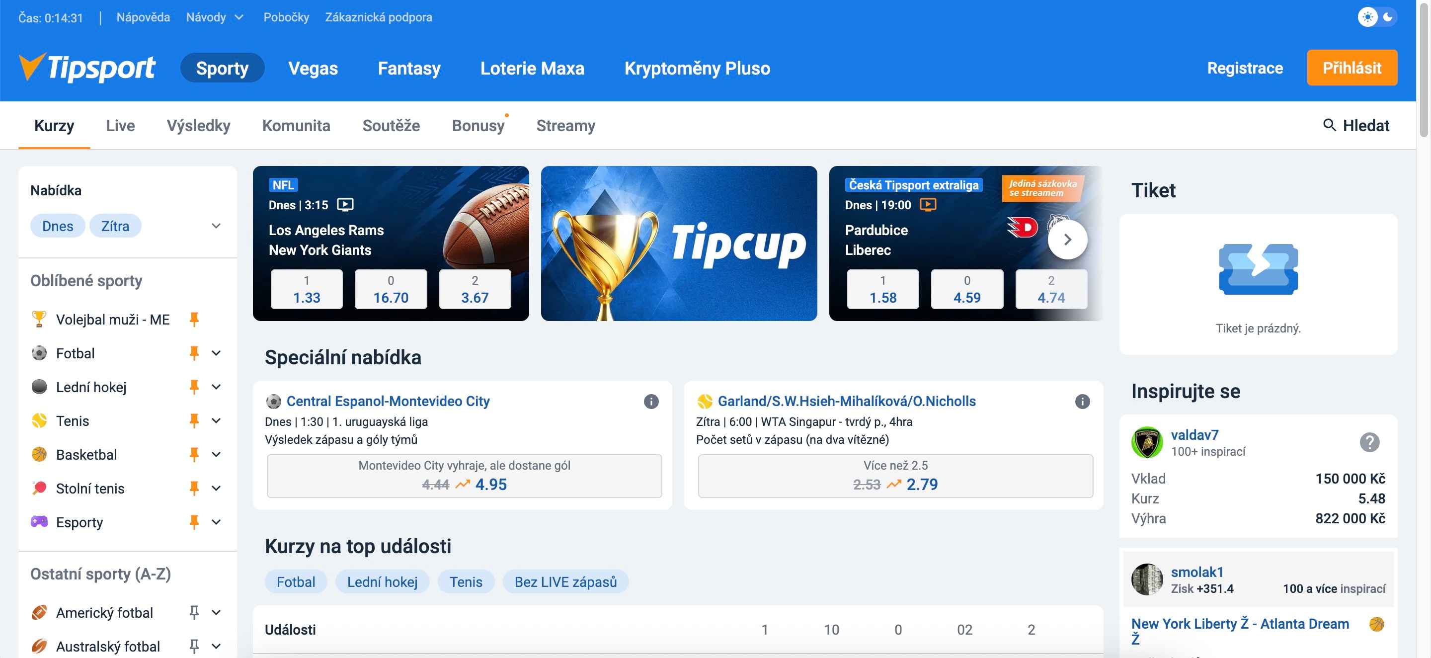 Tipsport casino – recenze (2026)